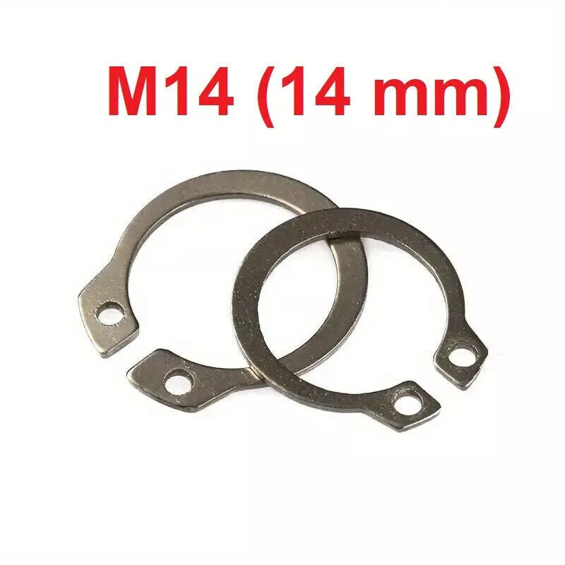 Sicherungsring M5 bis M20 DIN 471 Außen, Seegering, Edelstahl A2, 5mm - 20mm