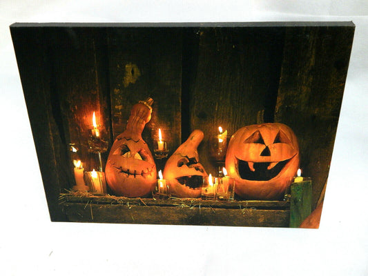 LED-Bild 'Halloween' 30x40cm