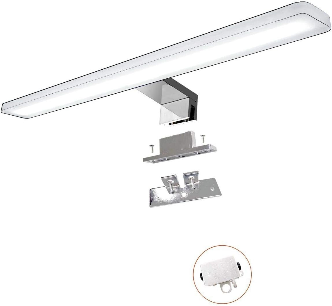 LED-Badezimmer-Spiegellampe, 14W, 1400lm, 60cm, 3000K, 3-in-1-Montage, IP44, 230