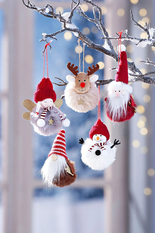 Weihnachtsanhänger "Weihnachtsfreunde" 5er-Set