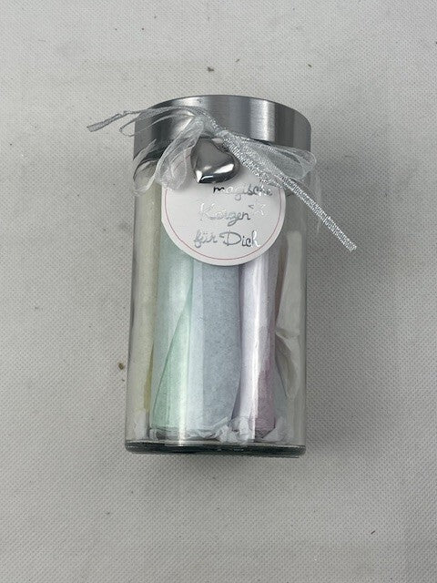 Geschenkset "Wünsche" mit 12 Kerzen
