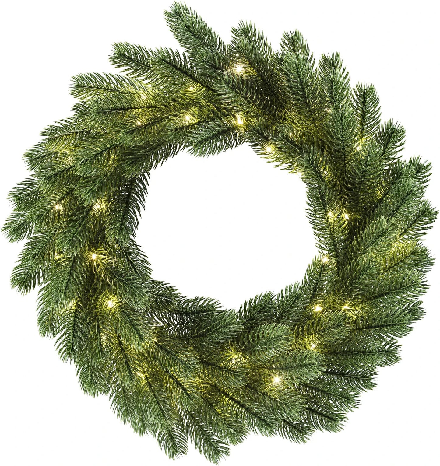 LED-Dekokranz "Tannenzauber" 40cm LED Advent Deko Weihnachten Dekoration
