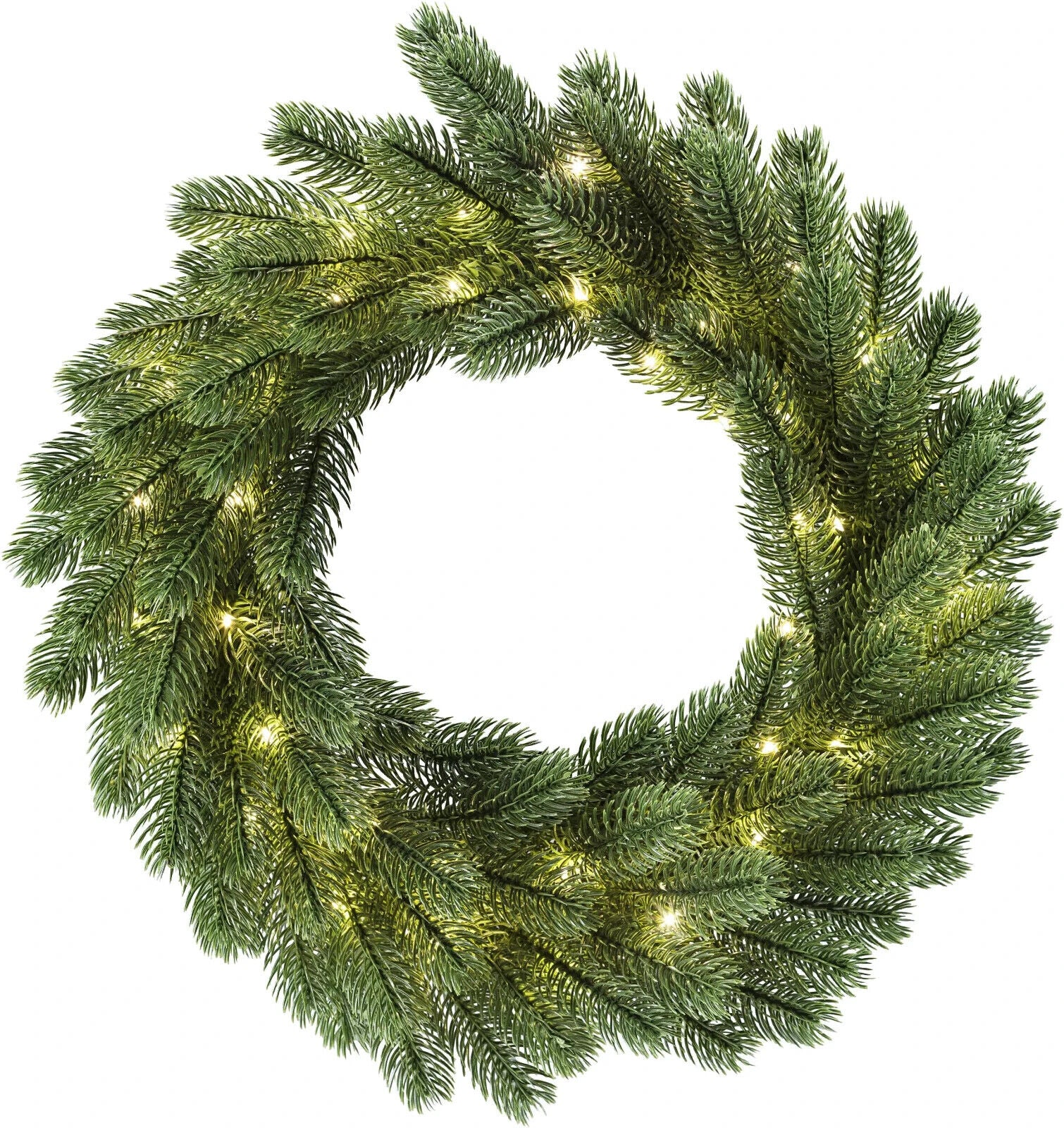 LED-Dekokranz "Tannenzauber" 40cm LED Advent Deko Weihnachten Dekoration