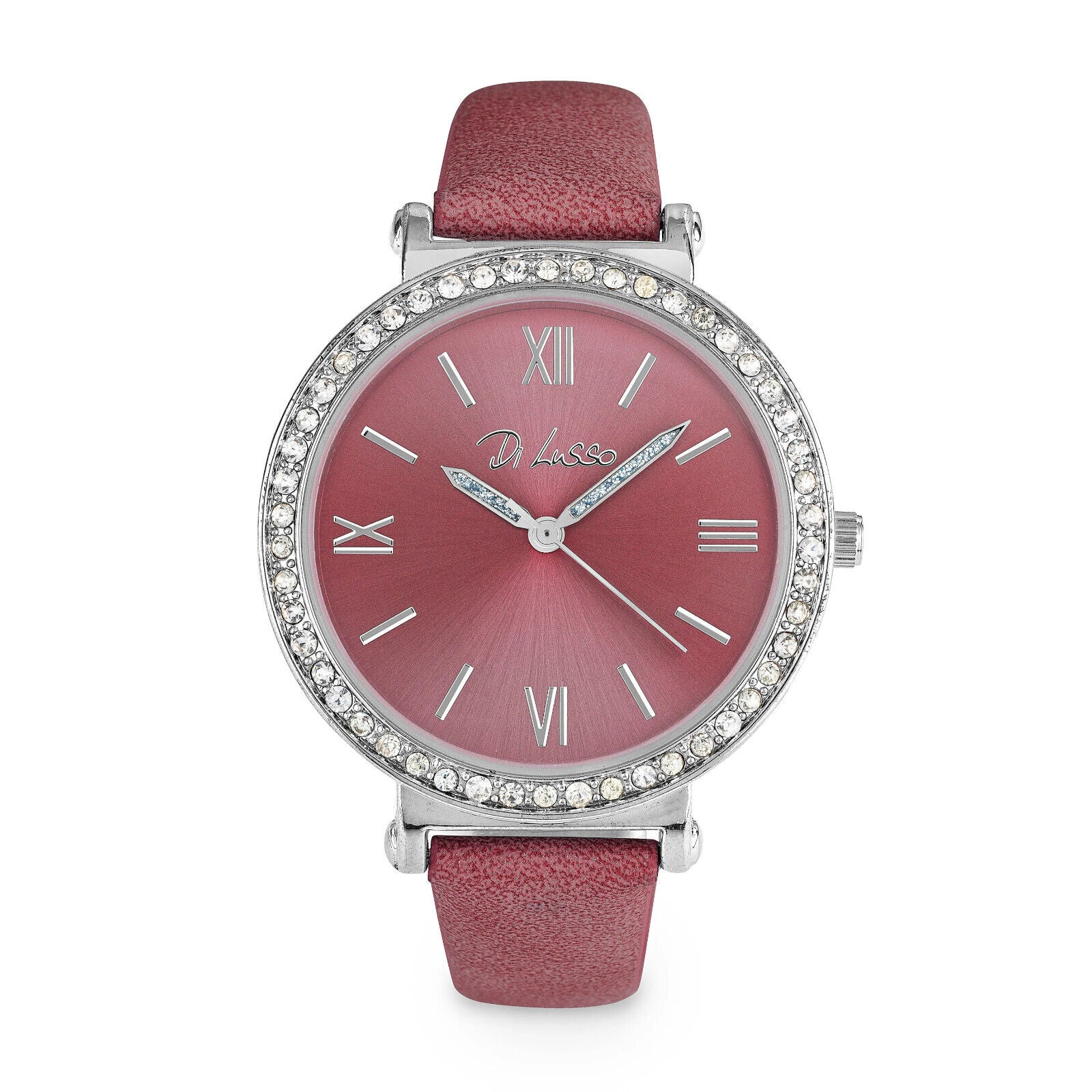 DL Armbanduhr "Glamour" (Farbe: beere) Armband-Uhr Damen Frauen Armband Uhr