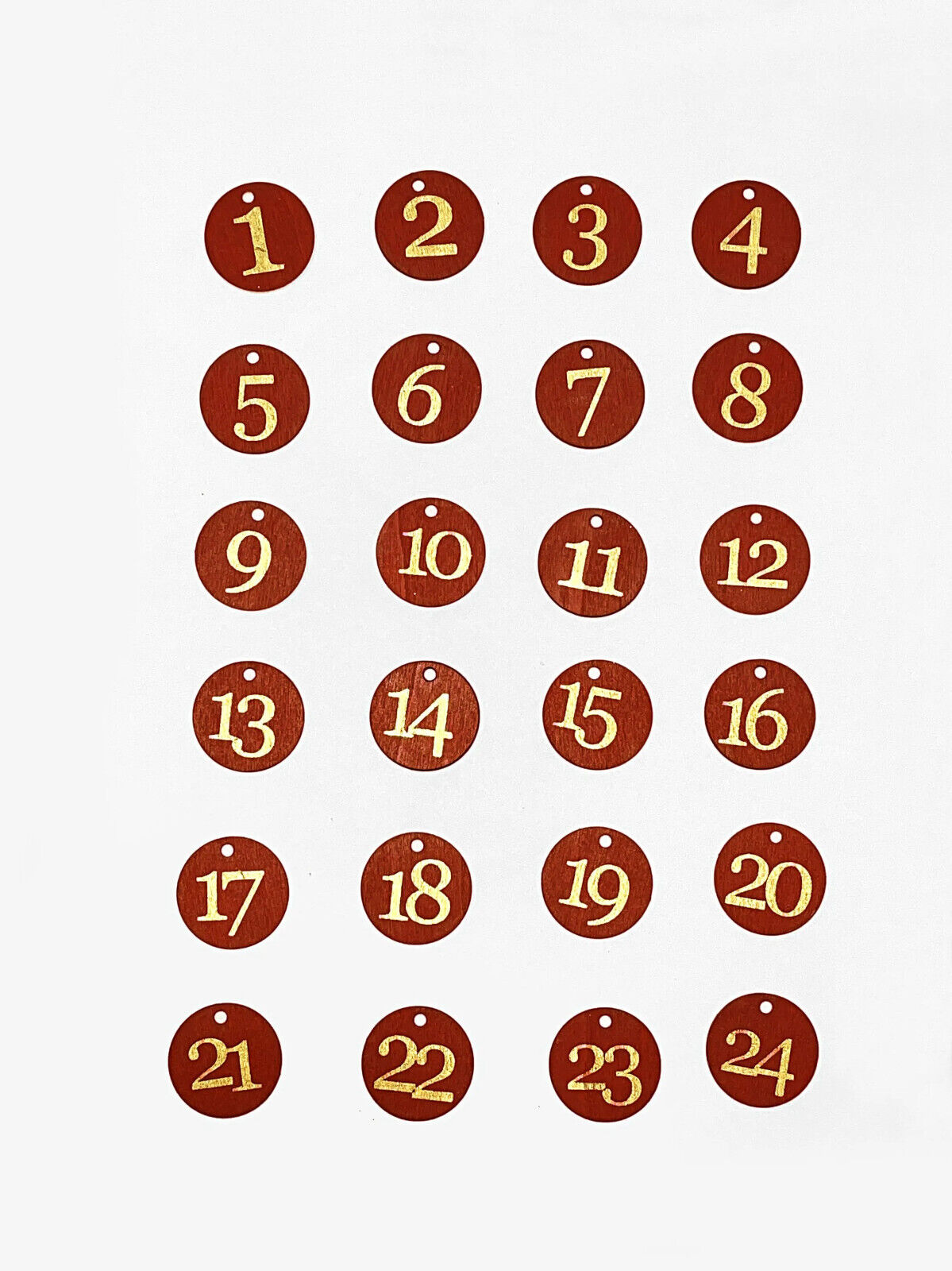 DIY-Adventskalender mit 24 Rubbelkarten Advent Weihnachten Advent-Kalender