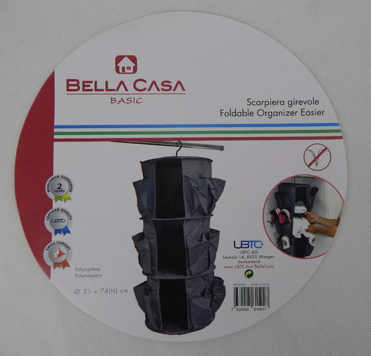 Bella Casa Faltbarer Organizer, Hängeregal Ordnung und Aufbewahren
