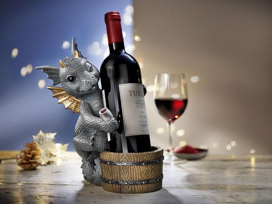 Flaschenhalter "Drache Lorenzo"