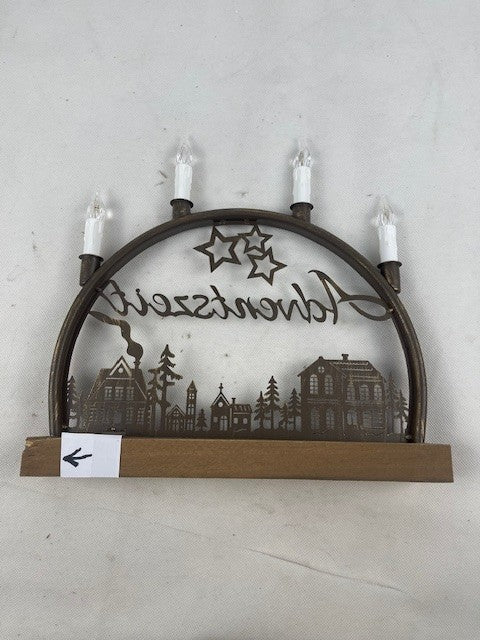 LED-Schwibbogen "Adventszeit" 32cm