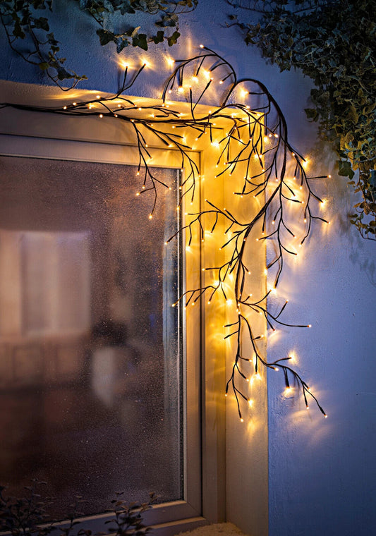 LED-Dekogirlande "Shine" 144 LEDs Dekoration Beleuchtung Winter Weihnachten