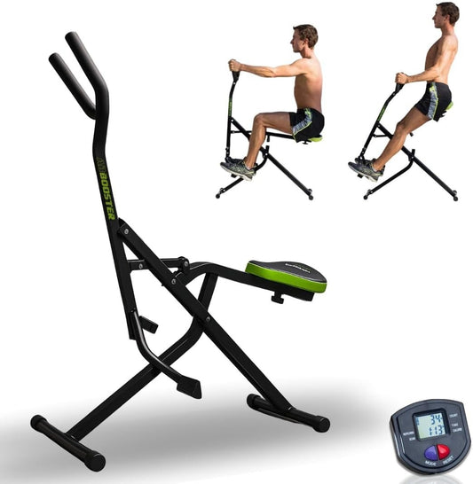 Heimtrainer Ab Booster PLUS Ganzkörper - Trainingsgerät (inkl. Bildschirm, Train