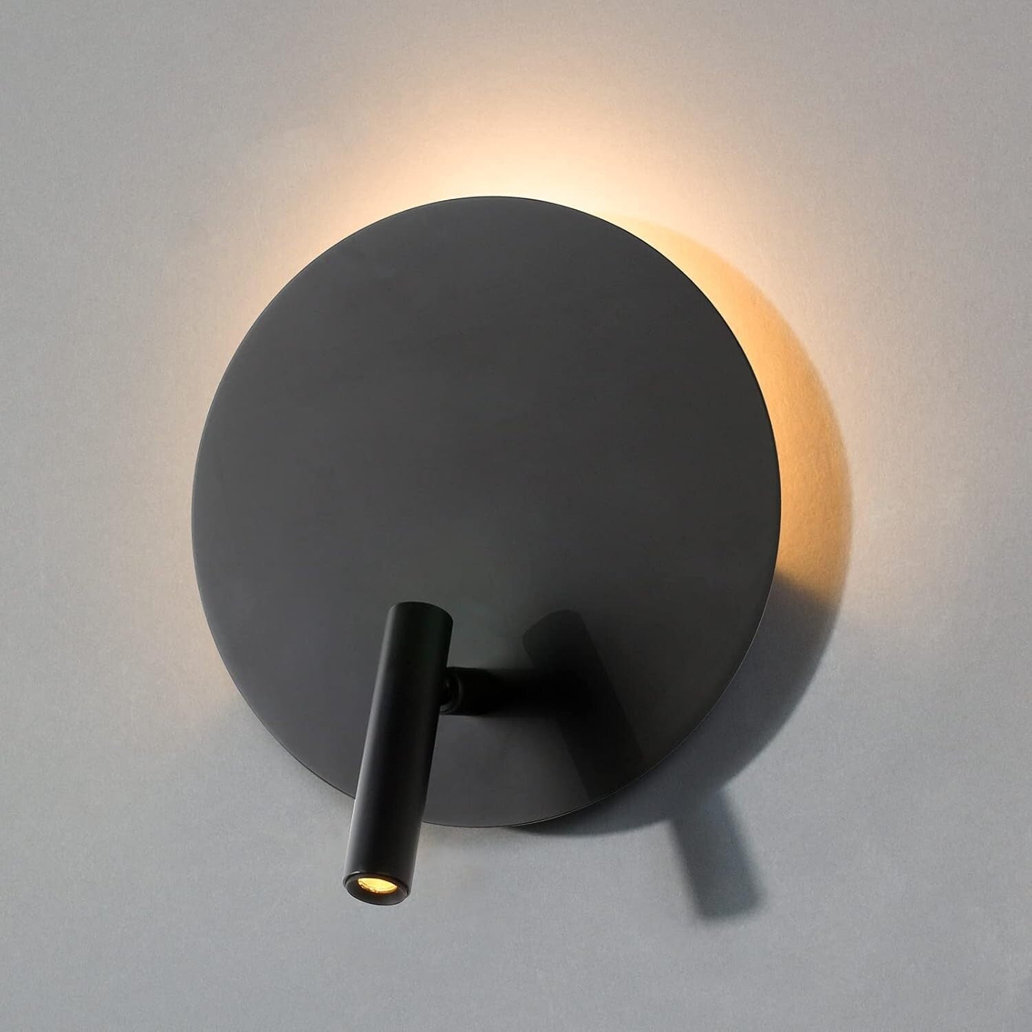 DAWALIGHT Wandleuchte Indoor Schwarze Wandbeleuchtung LED 6 W Indirekte Beleucht