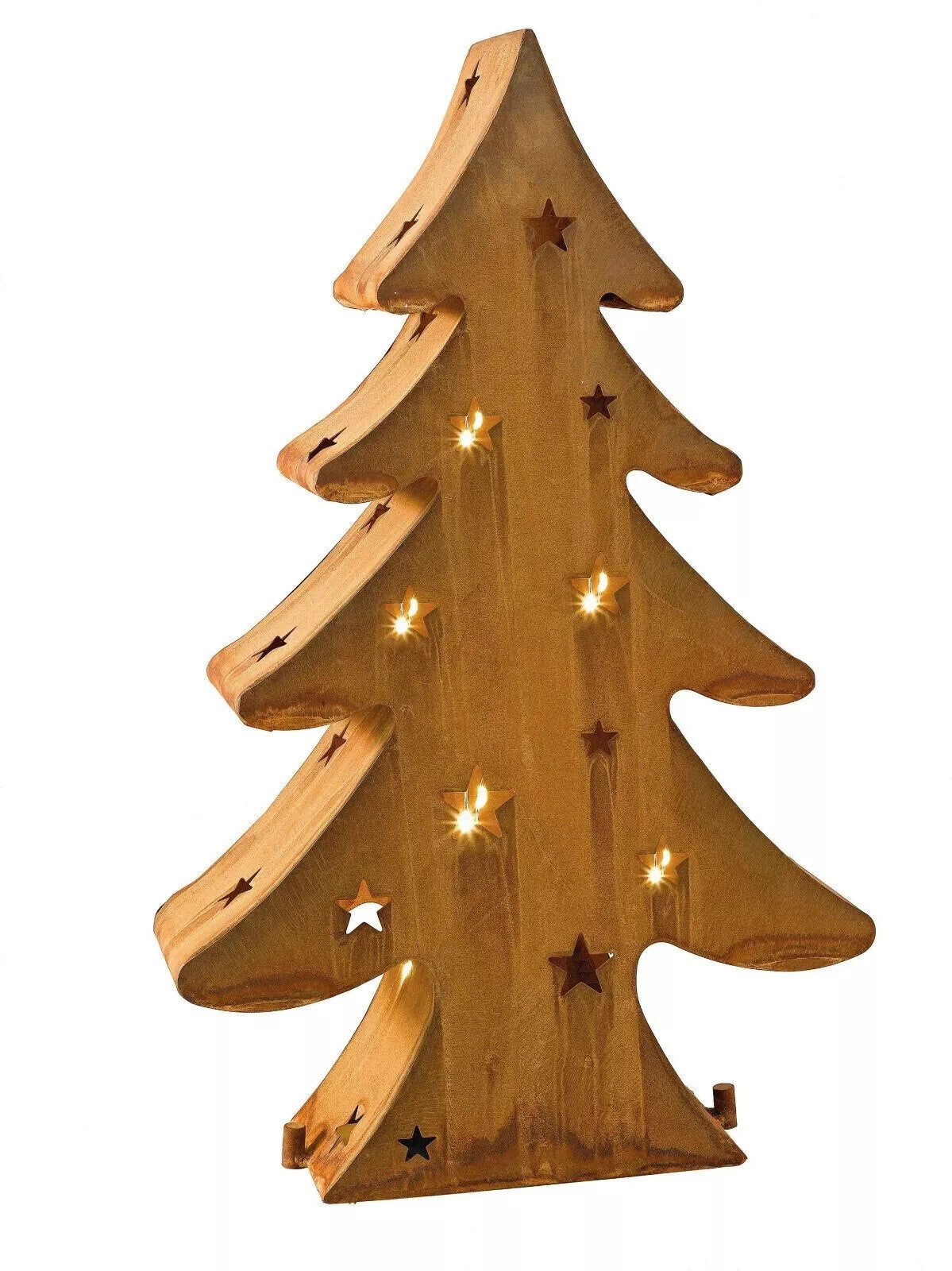 Tannenbaum mit LED-Lichterkette (Größe: 40cm) Advent Dekoration Weihnachten Deko