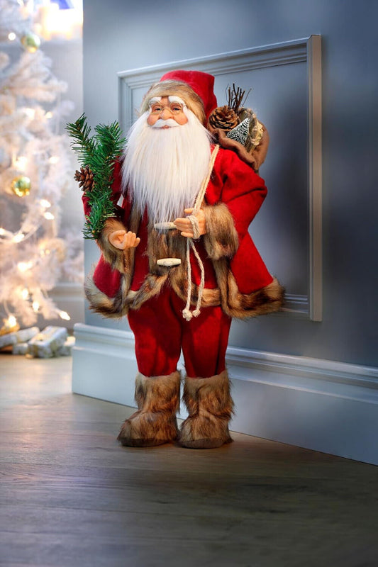 Deko-Weihnachtsmann Gustav mit Geschenkesack Advent Deko Weihnachten Dekoration
