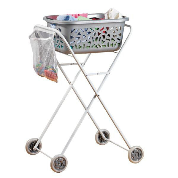 Waschkorb Trolley Der perfekte Unterbau für Ihren Wäschekorb Wäschekorbständer