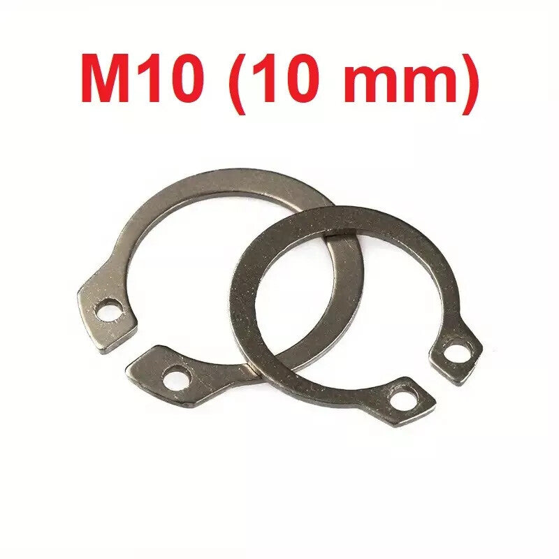 Sicherungsring M3 bis M25 DIN 471 Außen, Seegering, Edelstahl A2, 3mm - 25mm