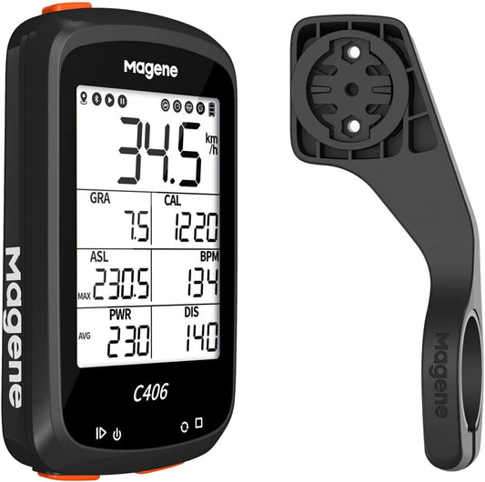 Magene C406 Fahrradcomputer mit Ständer, wasserdicht, GPS-Fahrradcomputer, draht
