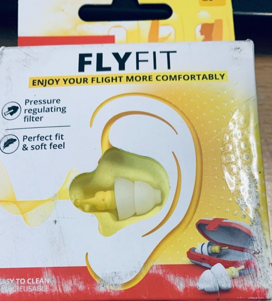 Alpine FlyFit Gehörschutz Ohrstöpsel für Flugzeuge - Regulieren den Luftdruck zu