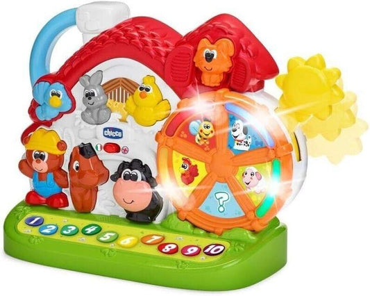Chicco Sprechender Bauernhof Bilinguales Italienisch/Englisch Kinderspielzeug mi