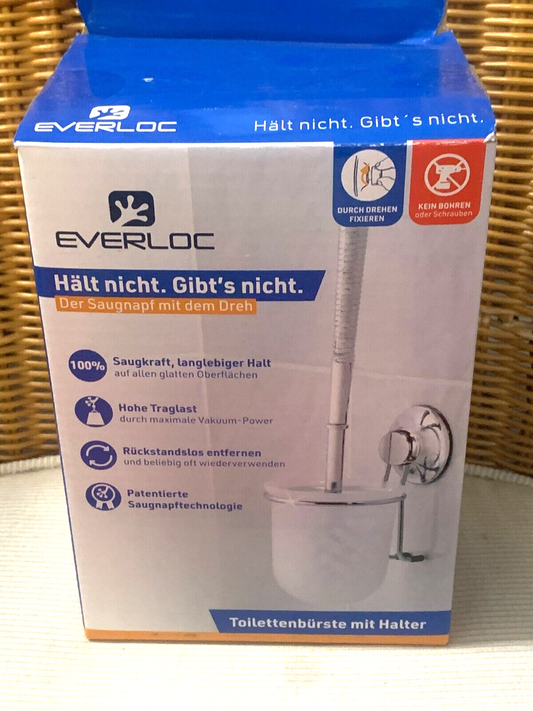 EverLoc WC-Bürste mit Halter Toilettenbürste Reiniger 