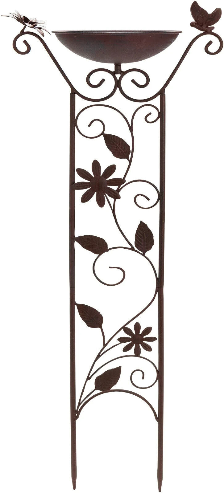 Vogeltränke "Schmetterling und Blume"