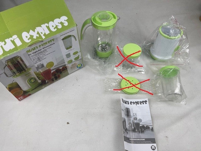 Nutri Express Mixer (B-Ware / 250ml Behälter & Streudeckel Fehlen)