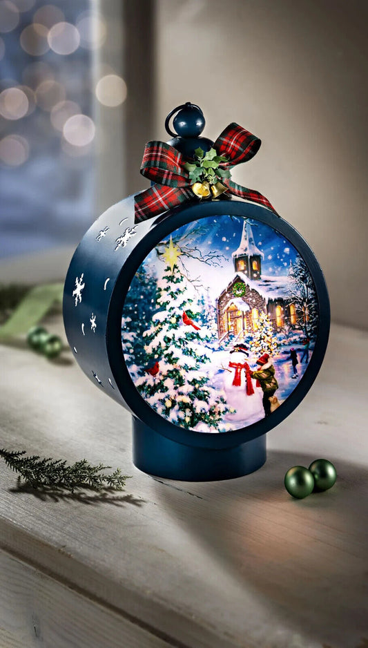 LED-Laterne "Winter-Wunderland"