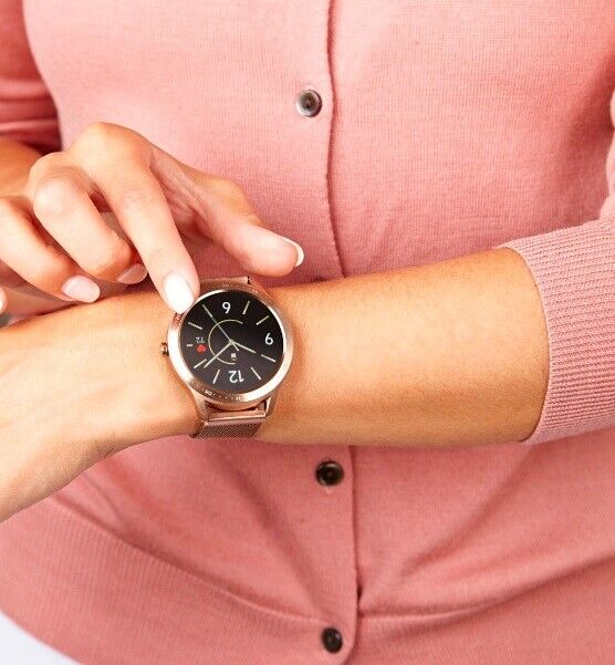 Fitnessuhr mit Full-Touchdisplay, gold Aktivitätstracker Fitness Armband