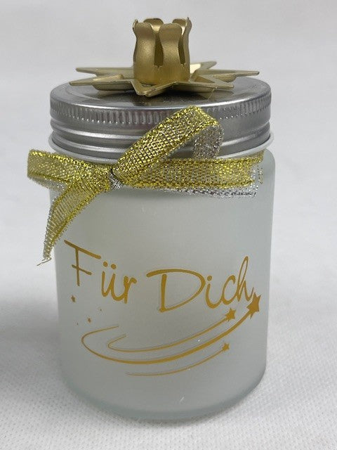 Geschenkgläser "Wünsche" Ohne Kerze (B-Ware)