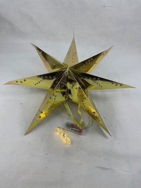 LED-Hängedeko "Golden Star" 60cm