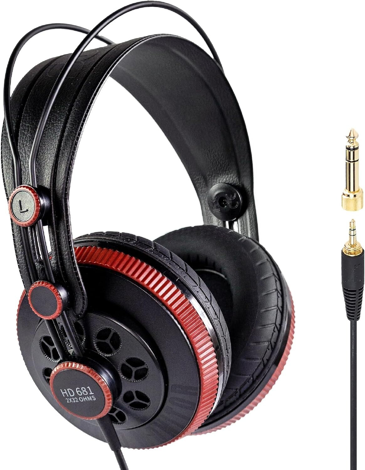 Superlux HD681 Air Professional Monitoring Halboffene Kopfhörer mit Luftkissen-O
