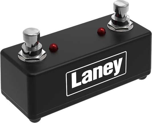 Laney FS2-MINI foot switch - Dual Switch Mini Pedal - LED Status Light - With Re