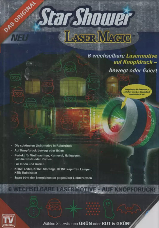 star shower laser magic holiday light show