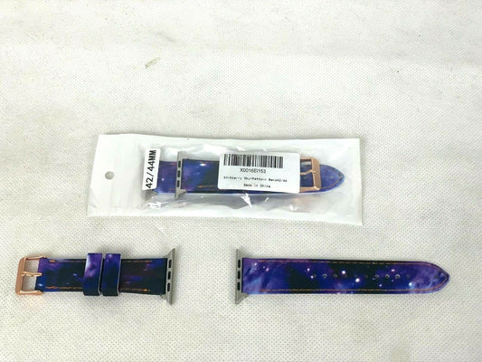 Buntes Print Silikon Armband Band für Apple Watch 42/44
