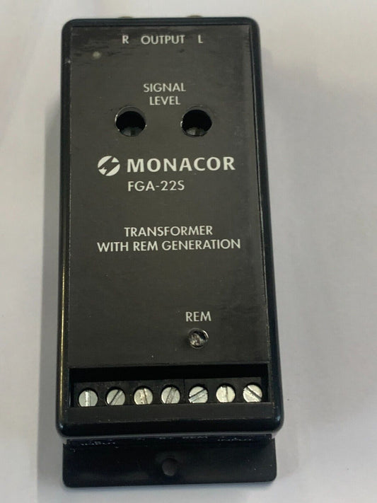 MONACOR FGA-22S Übertrager mit Schaltspannungserzeugung schwarz