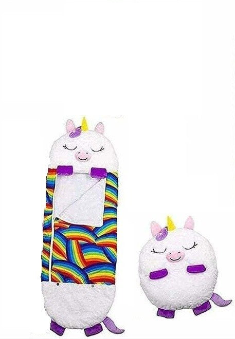 Happy Plush Winter Nappers für Jungen und Mädchen, Einhorn-Schlafsack, Nickerche