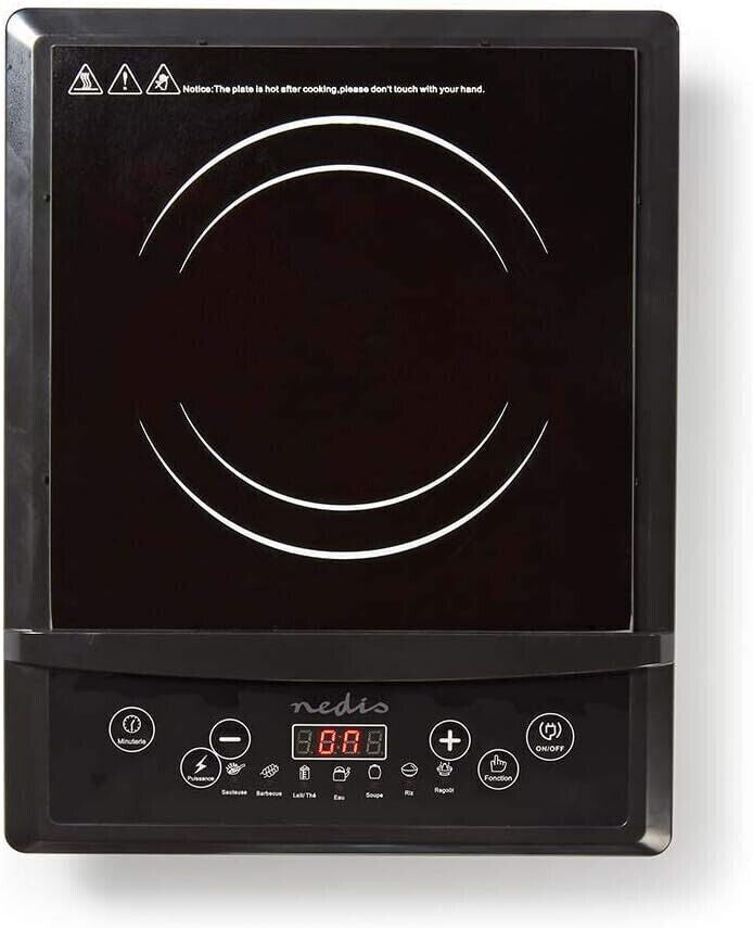 Induktionsherd Überhitzungsschutz mit Timer 1 Induktion Kochplatte 2000 Watt