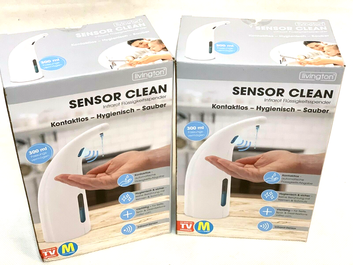 Livington Sensor Clean  1 & 1 Gratis Seifenspender