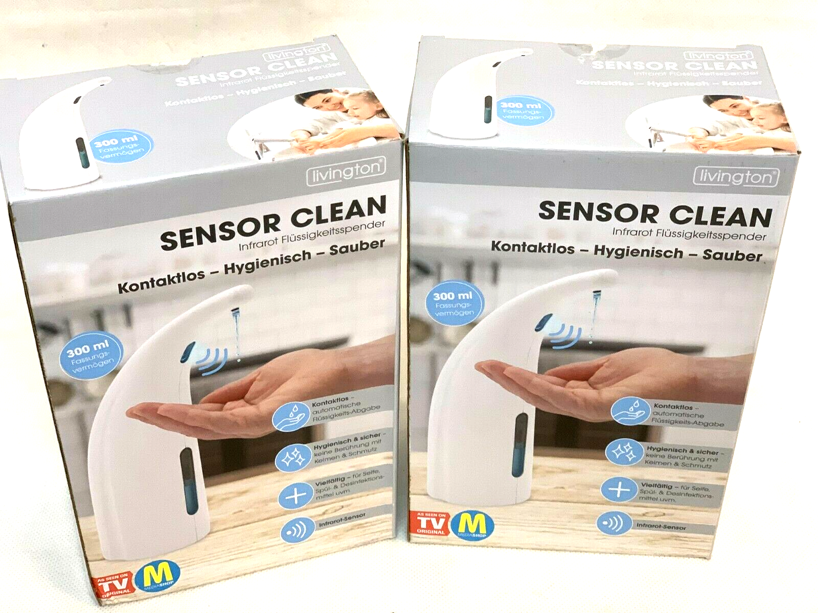 Livington Sensor Clean  1 & 1 Gratis Seifenspender
