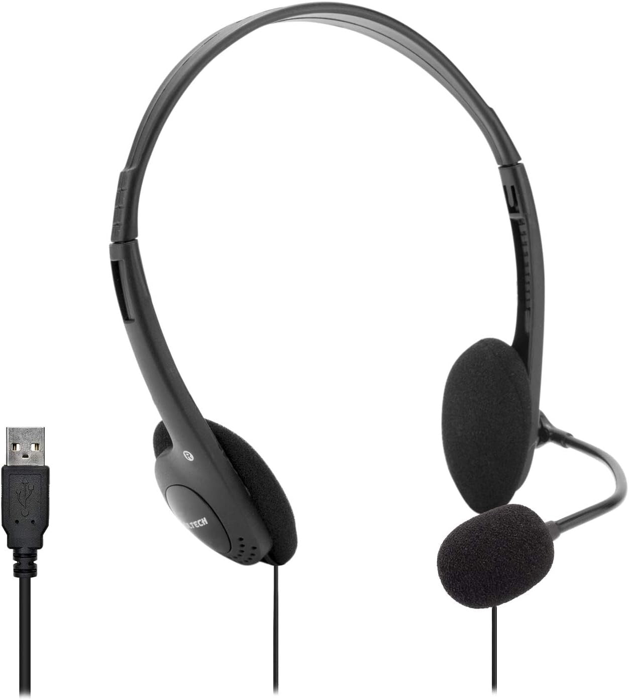 Vultech Headset HS-02 Pc-Kopfhörer Integriertem Mikrofon Lautstärkeregler OVP