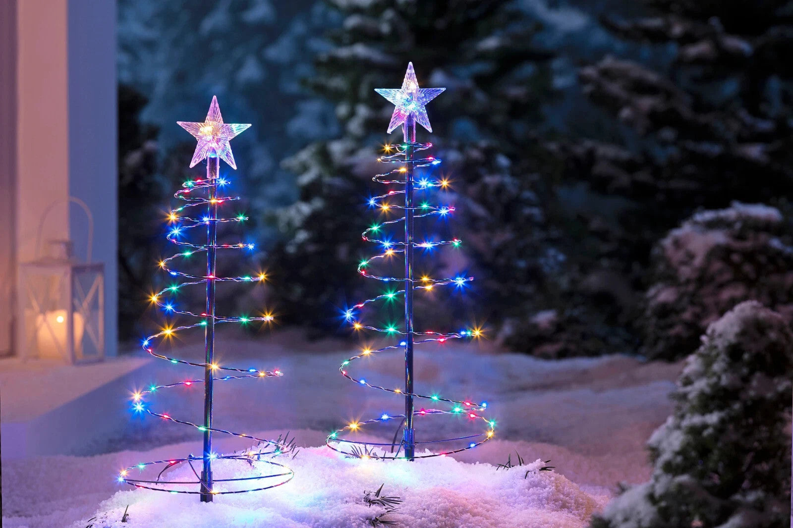 LED-Gartenstecker "Rivolto" 2er-Set Garten Deko LED Gartendeko Beleuchtung