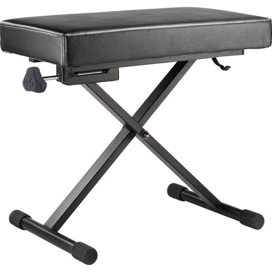Gewa KB-40B Keyboard Bench 900.535 Verstellbarer Tastaturhocker Schwarz