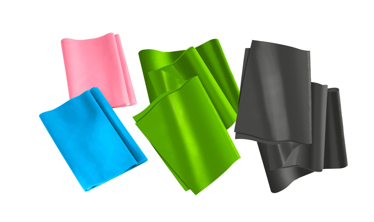 1 - SET   Fitnessbänder & Fingertrainer &  Fitnessarmband mit Pulsmessung