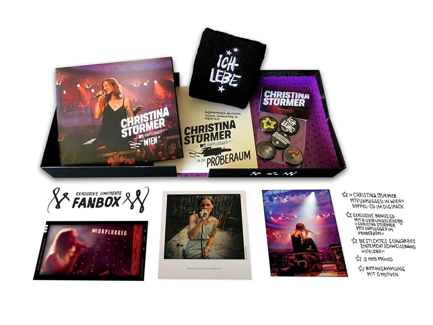 Christina Stürmer, Neues Album 2024, Kino, MTV Unplugged in Wien, Limitierte Exk