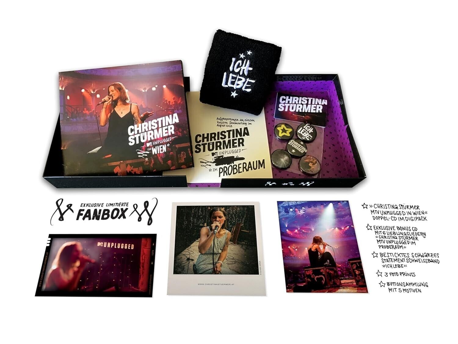 Christina Stürmer, Neues Album 2024, Kino, MTV Unplugged in Wien, Limitierte Exk