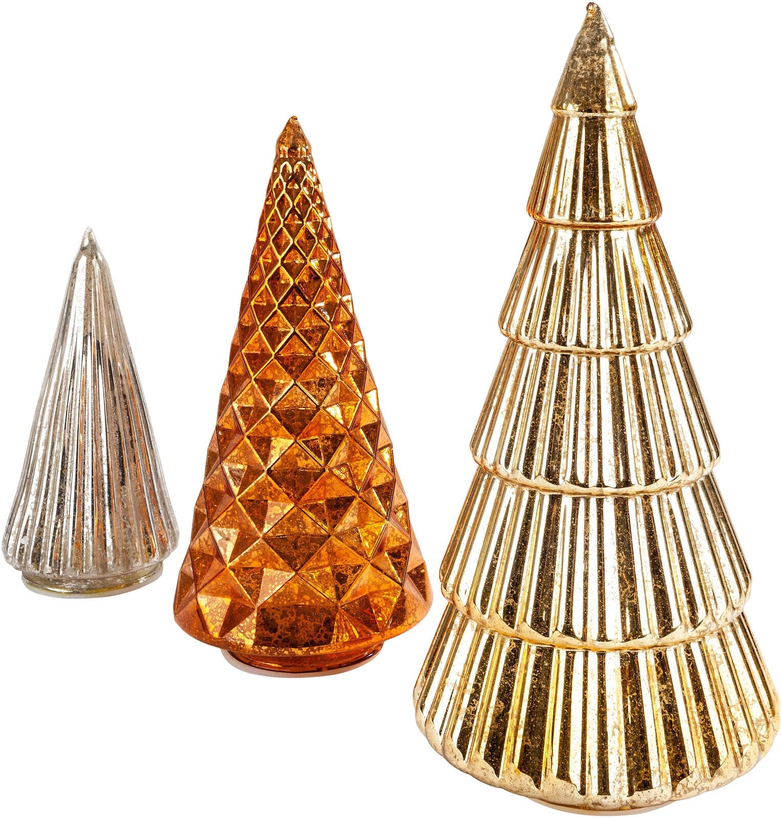 LED-Tannen "Sparkle" 3er-Set Deko Weihnachtsdeko Advent Dekoration Wohnungsdeko