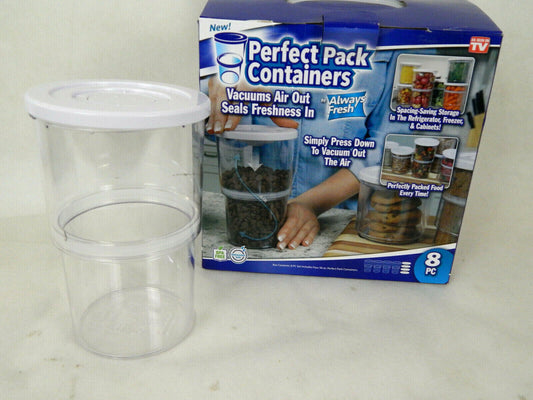 IMMER FRISCH: Perfect Pack 8-teiliges Set Aufbewahrungsbehälter 50 Unzen Transpa