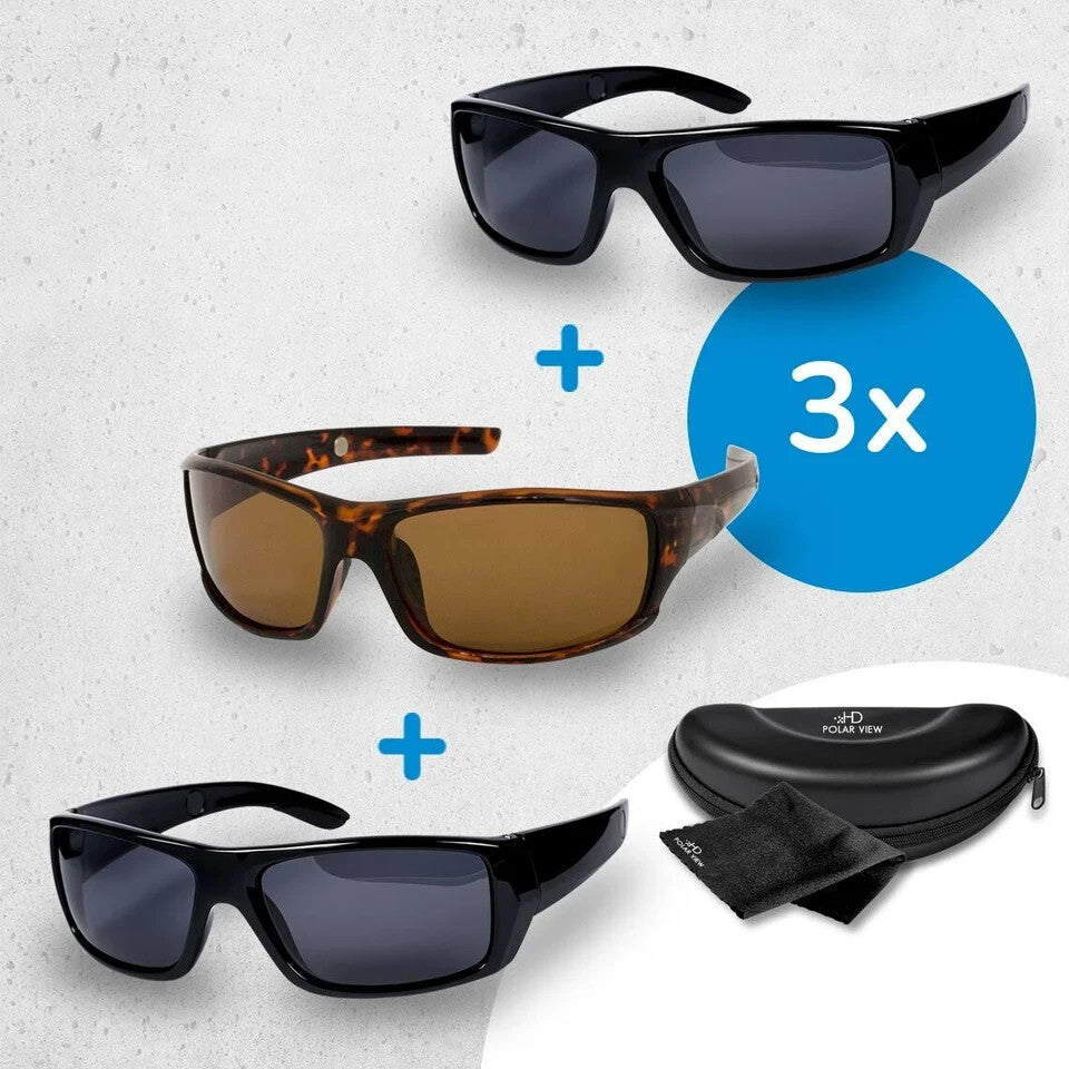 HD Polar View - Brillen-Set -  polarisierte Sonnenbrille für Damen & Herren