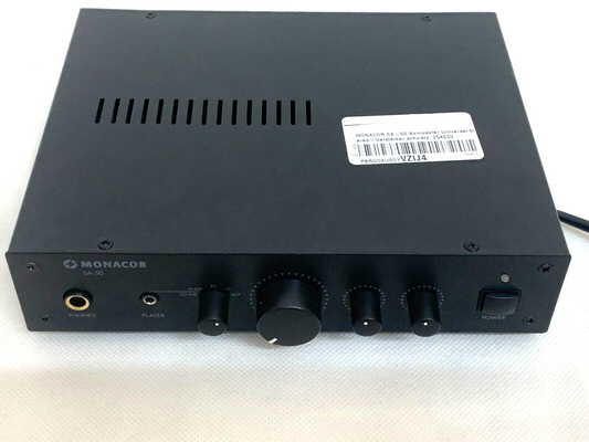 Monacor Kompakter Universal-Stereo-Verstärker 50Wmax SA-50  