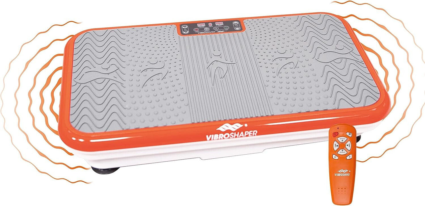 Vibroshaper Fitness Vibrationsplatte mit Zubehör Sport Fitness Gerät für Zuhause