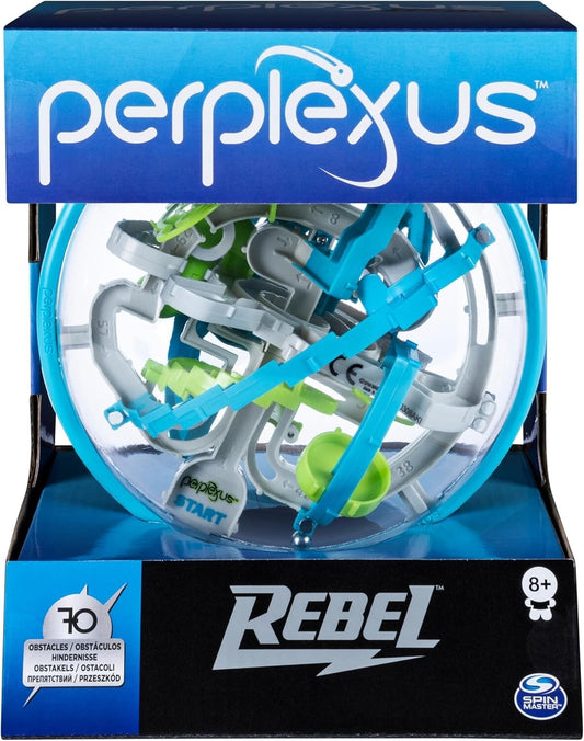 Spin Master Games Perplexus Rebel, 3D-Kugellabyrinth mit 70 Hindernissen – 6+